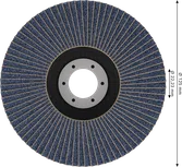 Lamelový kotouč Bosch PRO X571, úhlový, 125 mm, G120.